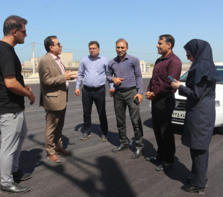 بازدید بخشدار دلوار از بلوار اصلی بندر بوالخیر