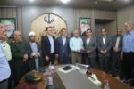 مراسم تکریم خبرنگاران بخش دلوار