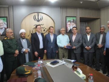 مراسم تکریم خبرنگاران بخش دلوار